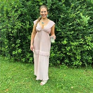 Saylor mauve maxi dress. Worn once to a wedding.